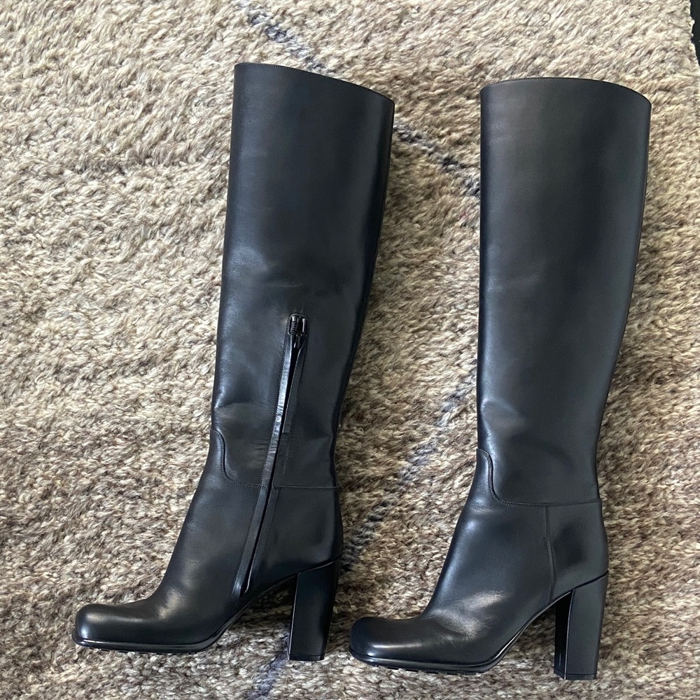 Bottega Veneta Black Heeled Boots